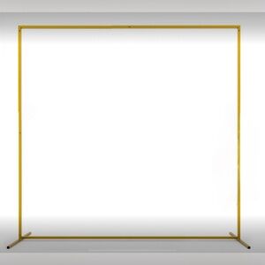 SOLD!
Gold Metal Wedding Ceremony Square Stand or Backdrop (6.6 ft x 6.6 ft)
